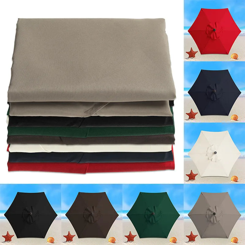 Parasol de jardin en tissu imperméable pour activités de plein air, pique-nique, camping