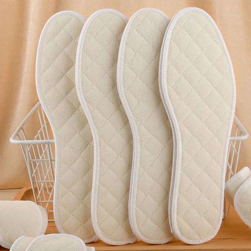 Semelles intérieures déodorantes en armoise pour hommes et femmes, coussinets de sport doux et respirants, absorbant la transpiration, coussinets de chaussures de course