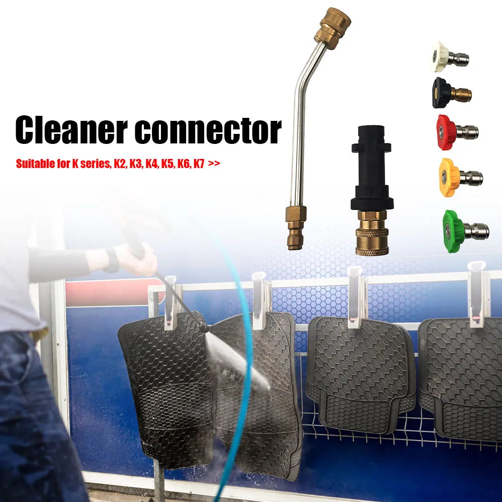 Buses de pulvérisation à connexion rapide + lance d'extension pour pistolet à eau de lavage de voiture haute pression pour Karcher K2 K3 K4 K5 K6 K7