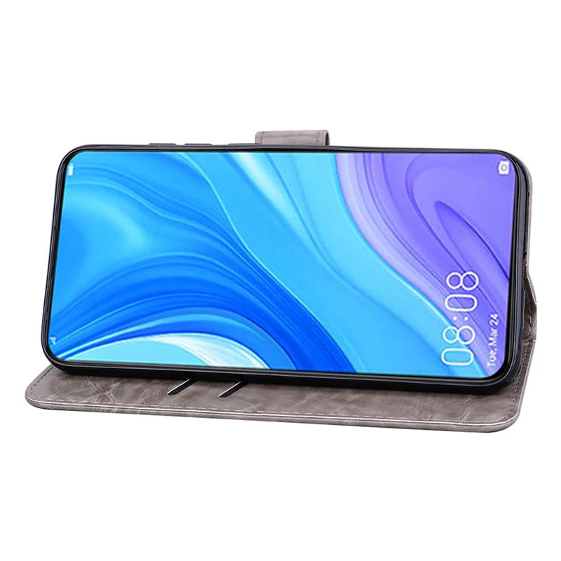 For Huawei P Smart Pro Case Phone Cover Soft Silicone Wallet Flip Case for Coque Huawei P Smart Pro Phone Case Fundas 2019 Cover