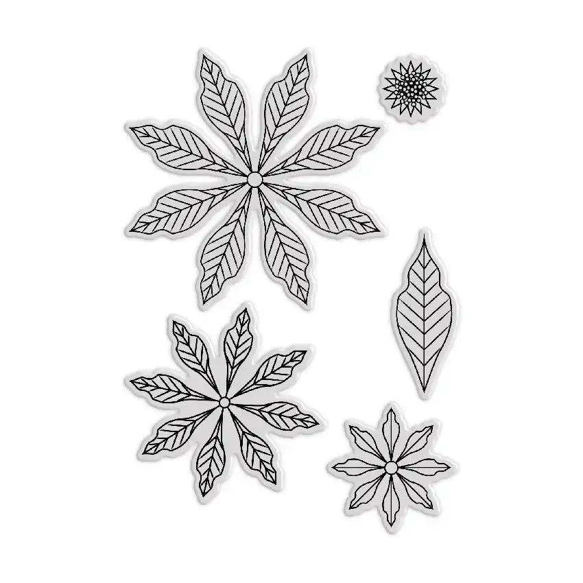 Winter Wonderland Christmas Ice Skate Snowflake Poinsettias Cutting Dies Hot Foil Scrapbooking Diary Decorate Embossing Template