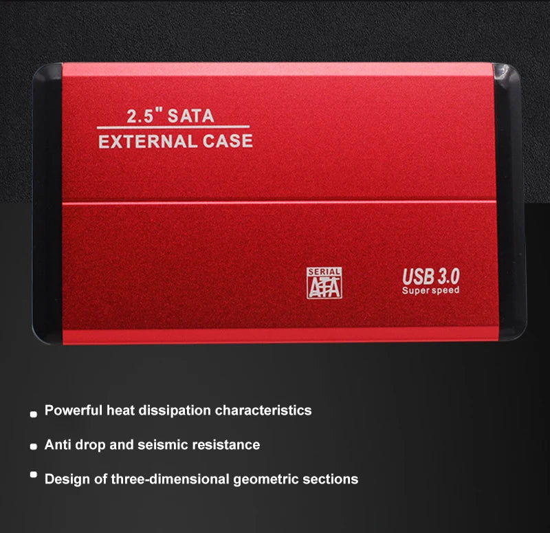 UTHAI 2.5 inch USB 3.0 Mobile Aluminum Alloy Hard Drive Case With Serial Port External SATA Hard Drive Case for Notebook BN04