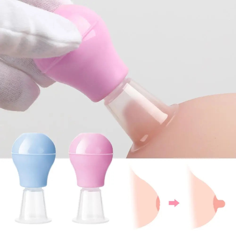 Nipple Aspirator Puller Retraction Pump Sucker Teat Portable Massager Silicone Care Nipple Orthotics Corrector Women Health L3L5