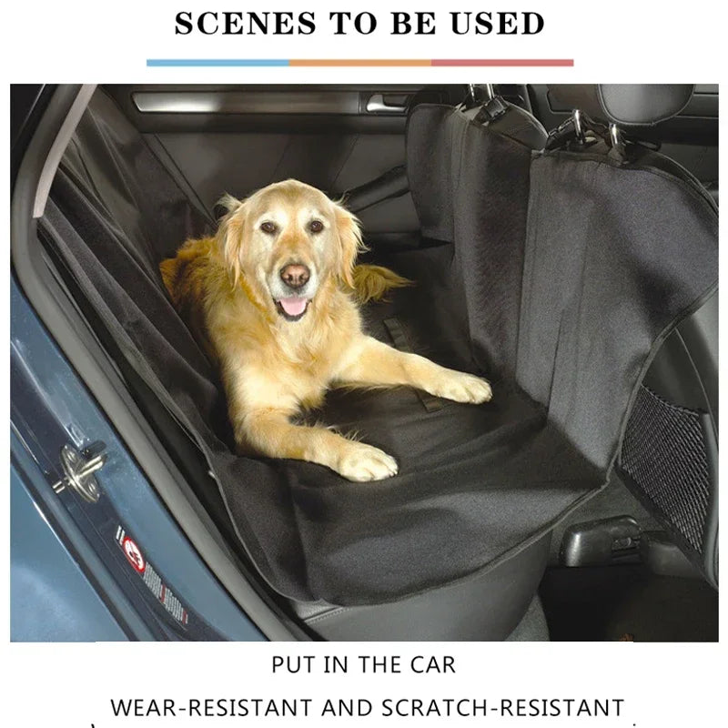 Housse de siège auto pour chien, imperméable, coussin de siège arrière pour animaux de compagnie, hamac pliable pour chat, coffre, siège arrière