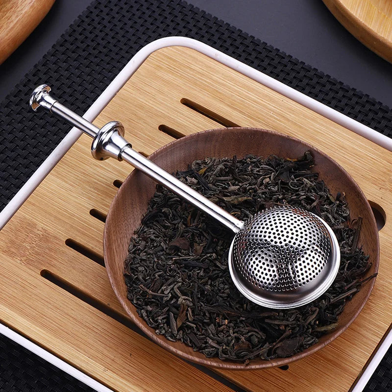 Tea Infuser Stainless Steel Tea Strainer Leaf Tea Filter Sieve Spice Ball Infuser Mesh Strainer Tea Brewing Kitchen Accessories