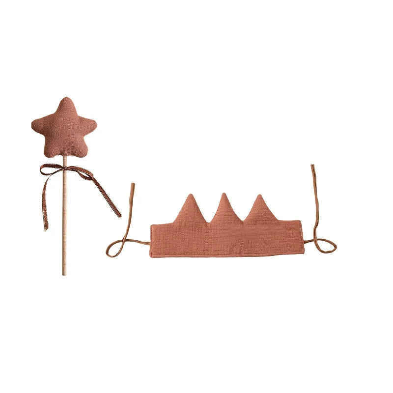 1PC Baby Wooden Star Magic Wand Rattle Play Gym Teether Toy Newborn Birthday Party Photography Prop Montessori Toys For Kid Gift