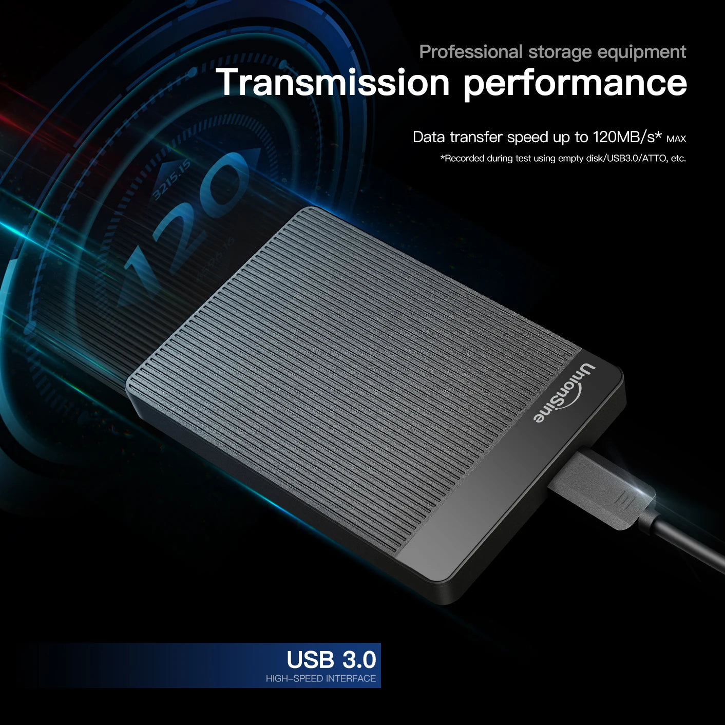 UnionSine Hdd External 2.5" Portable External Hard Drive disk 1tb/320gb/500gb/750gb Compatible for PC Desktop MacBook Computer