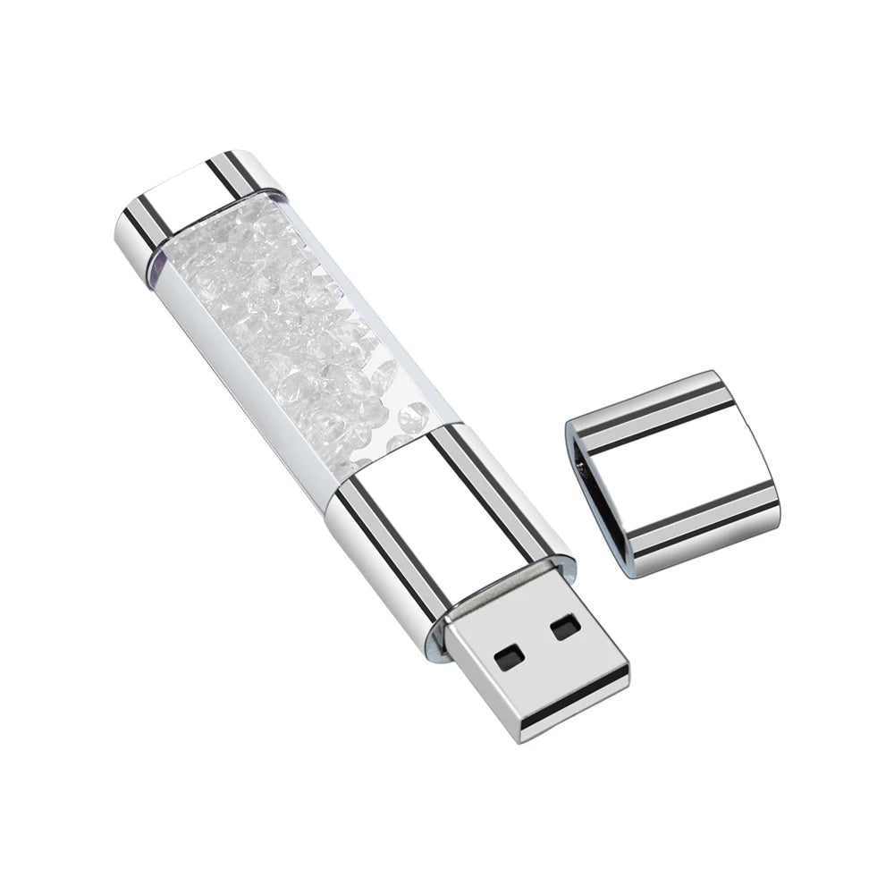 Crystal Diamond Usb Flash Drive 2.0 4GB 8GB 16GB 32GB 64GB 128GB Pendrive Stick Usb disk Memoria Stick Exquisite gift