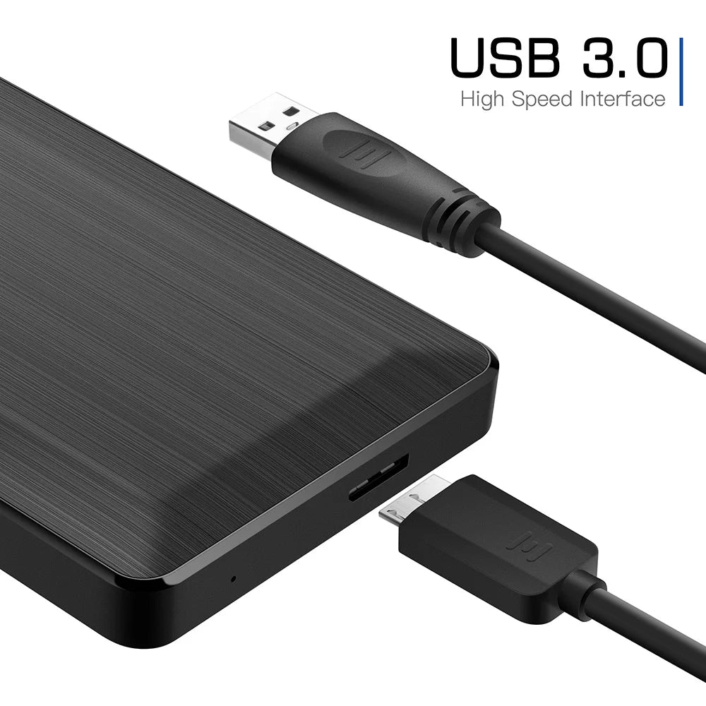 UnionSine HDD 2.5" Portable External Hard Drive 320gb/500gb/750gb/1tb USB3.0 Storage Compatible for PC,Mac,Desktop,MacBook,TV