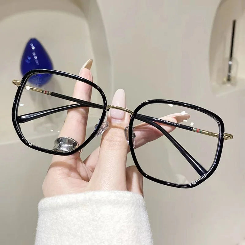 Lunettes de lecture carrées anti-lumière bleue pour hommes et femmes, style rétro, pour ordinateur, lecture et jeux, protection des yeux, 2023