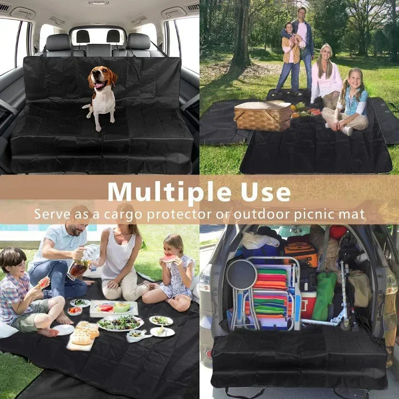 Housse de siège auto pour chien, imperméable, coussin de siège arrière pour animaux de compagnie, hamac pliable pour chat, coffre, siège arrière