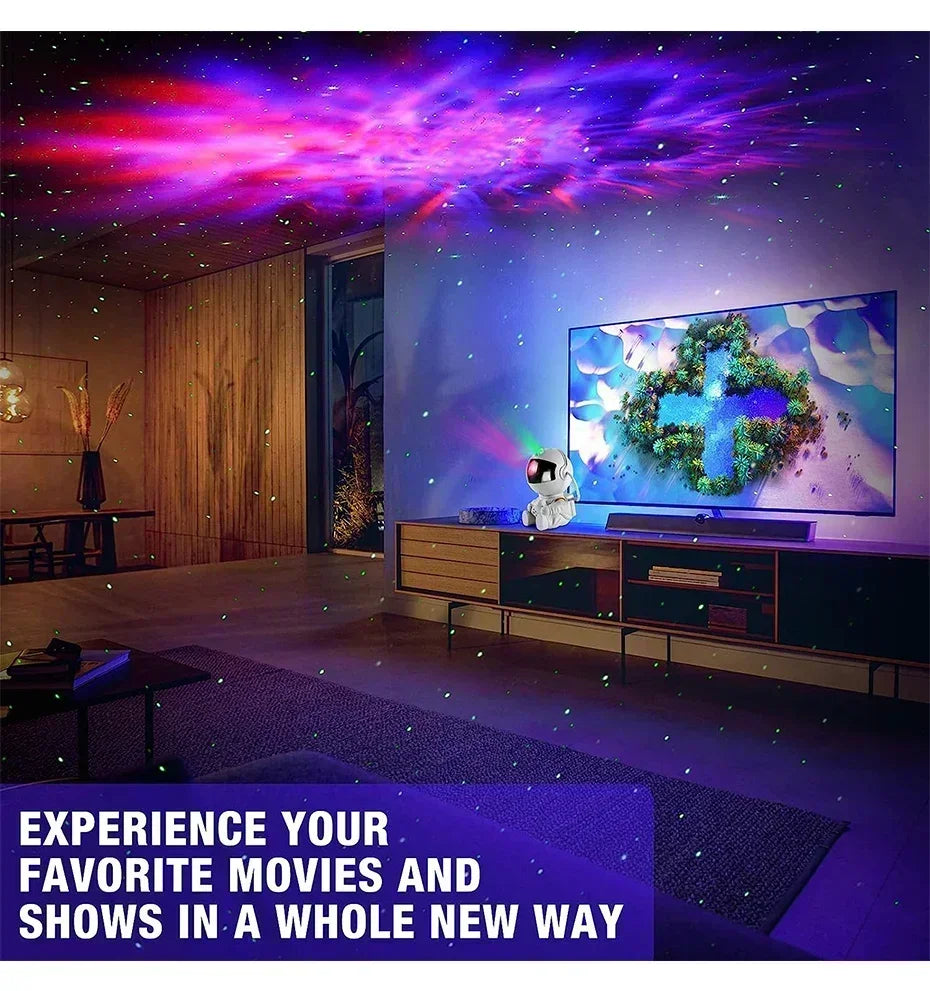 Projecteur d'étoiles Galaxy Night Light Astronaut Space Projector Starry Nebuleuse Plafonnier LED Lampe pour Chambre Maison Décorative enfants cadeau