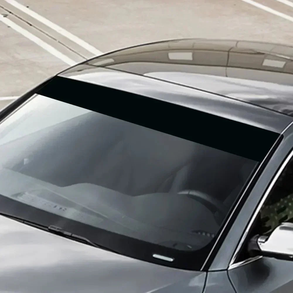 Car Front Windshield Sunshade Stickers 3D Vinyl Film Sunshade Decorative Stickers for Auto Front Windshield Decorative Sticker