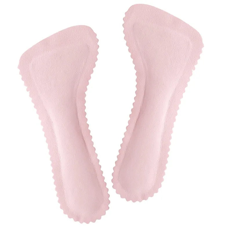 Sandales Semelles auto-adhésives Talons hauts Coussinets antidérapants pour chaussures Semelles intérieures en cuir absorbant la transpiration Coussin absorbant les chocs