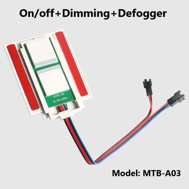 Bathroom mirror touch dimming double touch defogging capacitive touch sensor switch