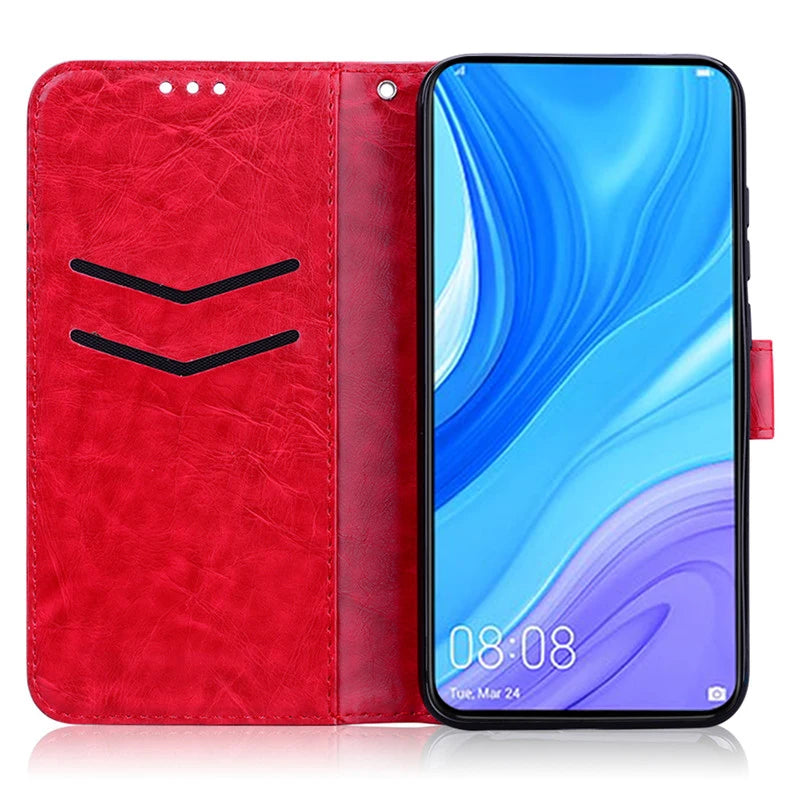 For Huawei P Smart Pro Case Phone Cover Soft Silicone Wallet Flip Case for Coque Huawei P Smart Pro Phone Case Fundas 2019 Cover