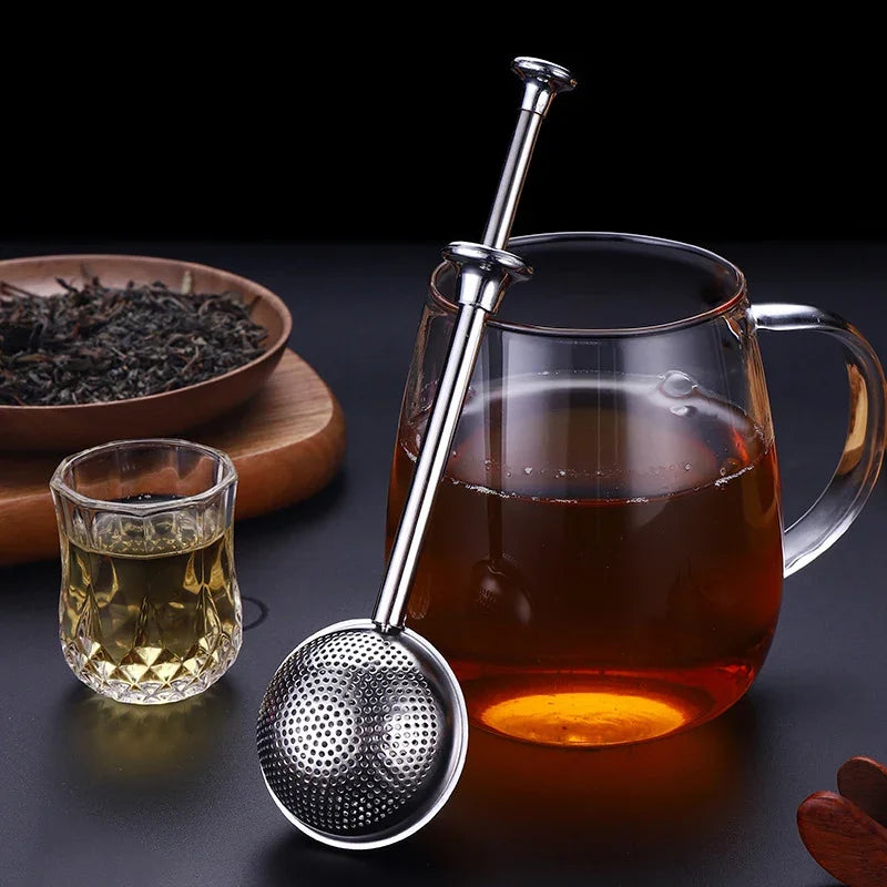 Tea Infuser Stainless Steel Tea Strainer Leaf Tea Filter Sieve Spice Ball Infuser Mesh Strainer Tea Brewing Kitchen Accessories