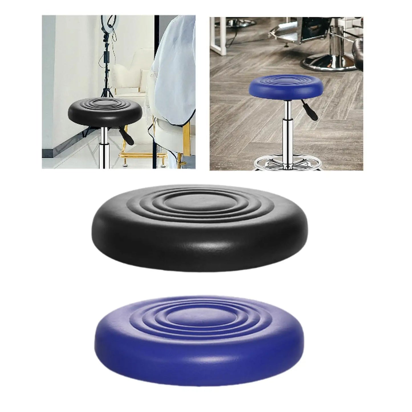 Bar Stool Replacement Seat Top Comfortable Repair Parts Easy Installation PU Leather for Hair Salon Home Bar Kitchen Barber Shop