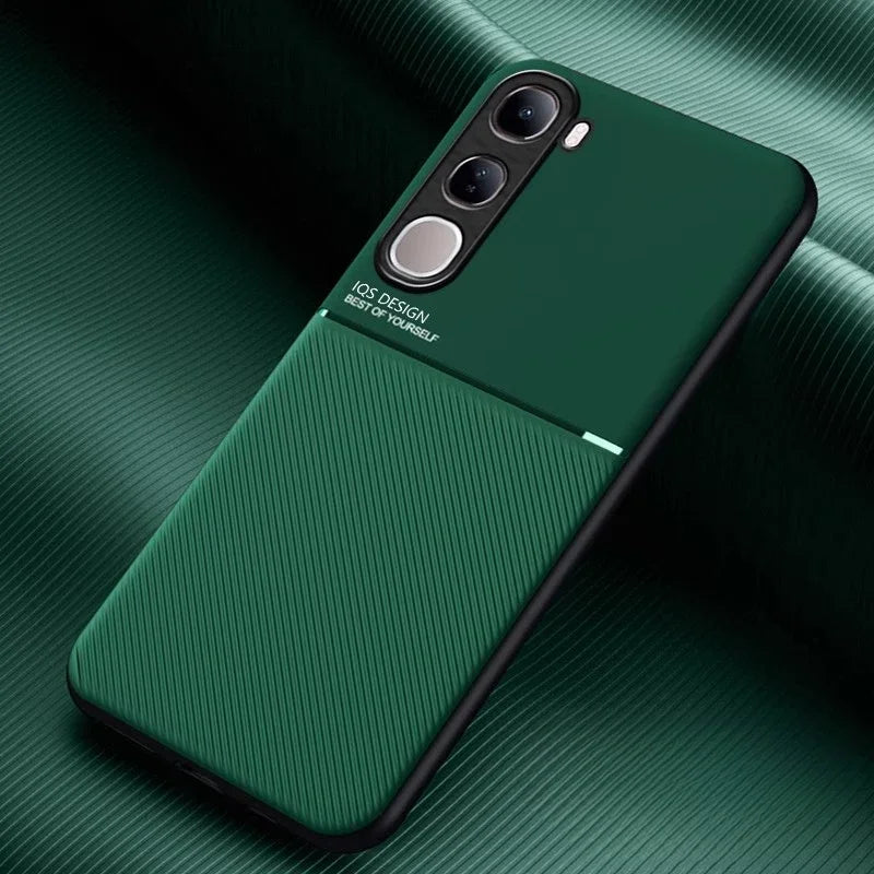 Magnetic Car Phone Case for vivo V40 Lite 4g/5G Prov40 vivo Magnet Metal Soft TPU Shockproof Cover VIVO V40 pro V 40 v40 lite 4G