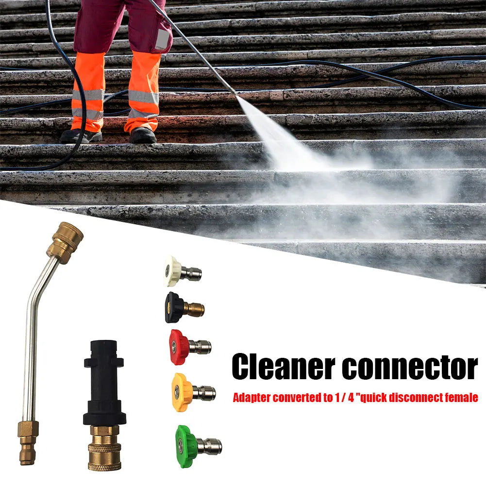 Buses de pulvérisation à connexion rapide + lance d'extension pour pistolet à eau de lavage de voiture haute pression pour Karcher K2 K3 K4 K5 K6 K7