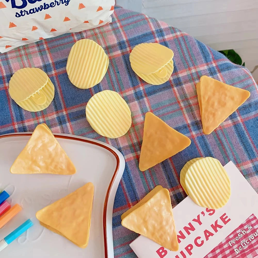 1 ensemble de pinces à pommes de terre créatives, pinces pour sacs alimentaires, polyvalentes, pour conserver la fraîcheur, sacs à collations scellés, accessoires de cuisine