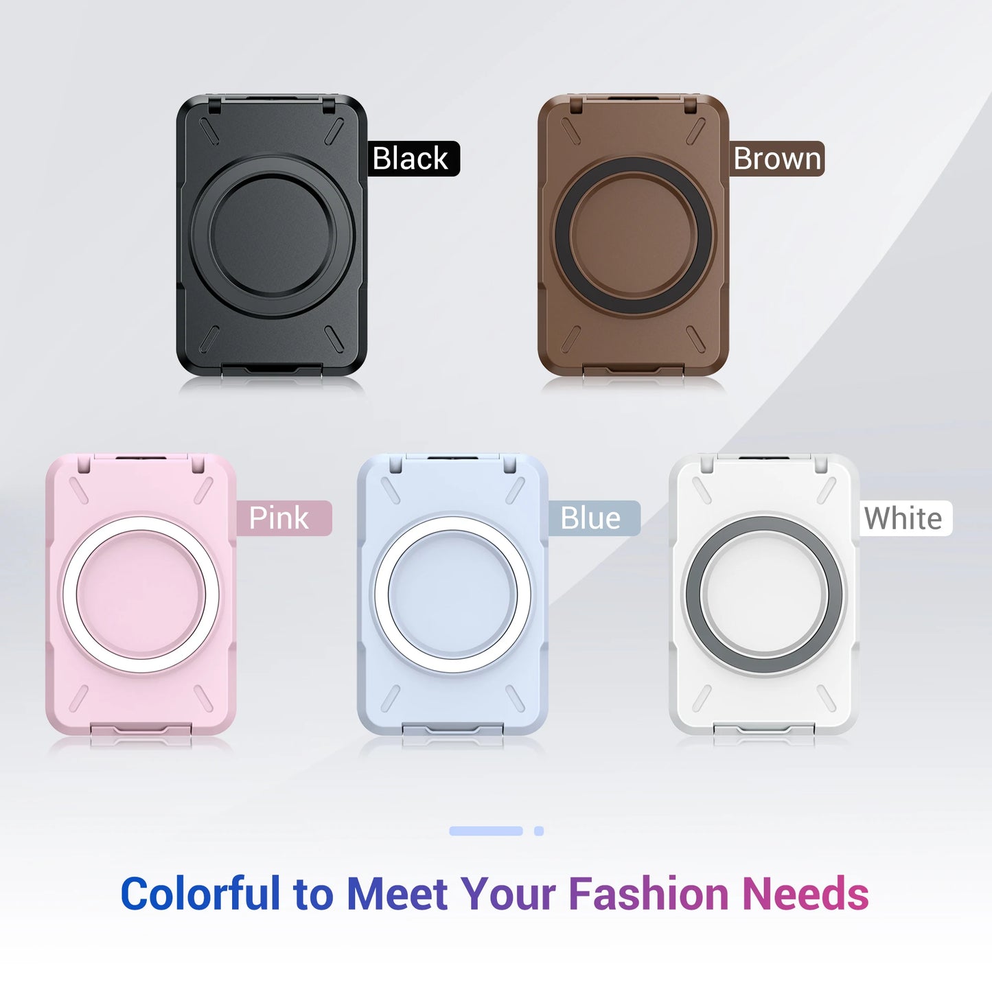 Magnetic Wallet & Card Holder with RFID Blocking Function for iPhone 16 15 14 Pro/ Pro Max/ 13 Pro Max/ 13 12 Pro MagSafe Wallet