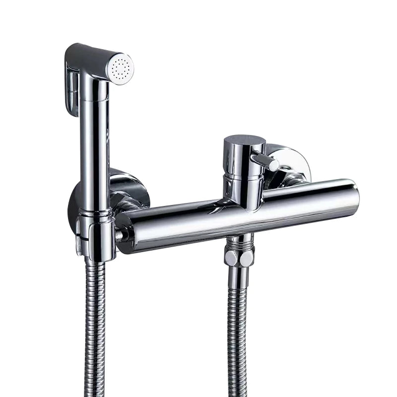 VGX Brass Bidet Faucet Set Handheld Ducha Higienica Hot Cold Toilet Crane Women Washer Bathroom Shattaf Sprayer Hygienic Shower