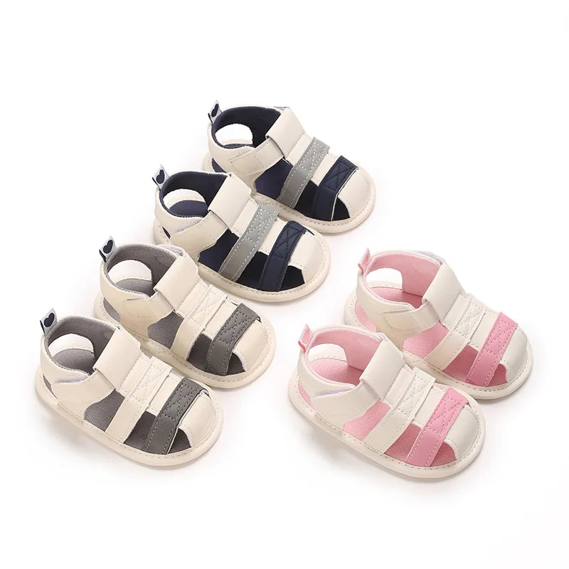 Newborn Infant Baby Boy Girls Shoes Summer Sandals Casual Soft Bottom Non-Slip Breathable Baby Shoes Toddler Shoes