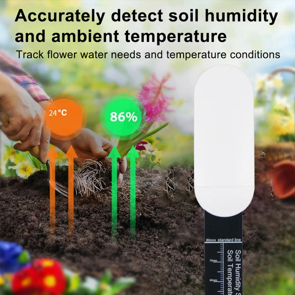Testeur de sol intelligent Tuya Zigbee, compteur de température et d'humidité, thermohygromètre étanche, détecteur d'irrigation automatisé pour jardin