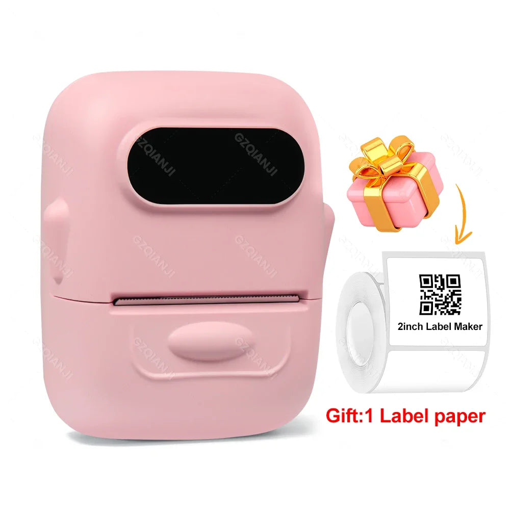 Marklife P50 Bluetooth Thermal Label Printer Barcode Sticker Paper Printer Self-adhesive Label Maker Labeling Portable Machine