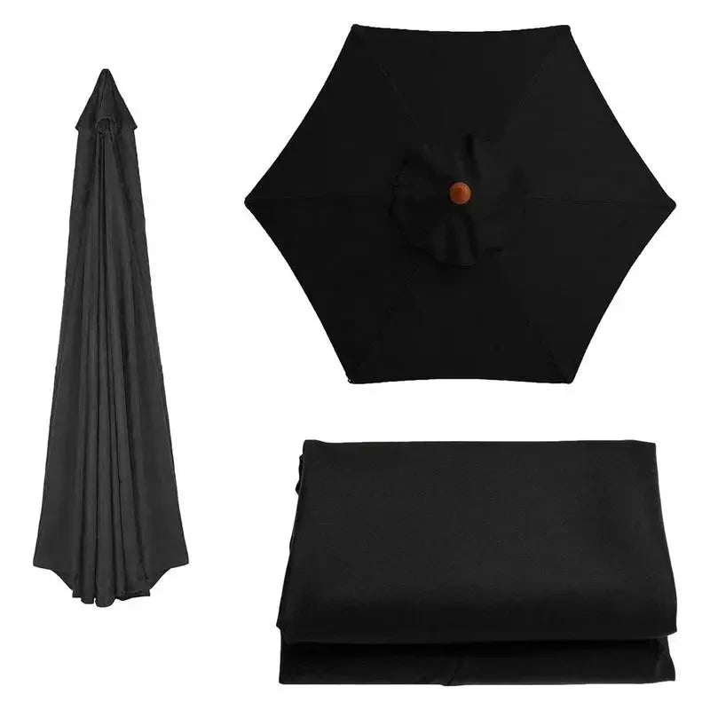 Parasol de jardin en tissu imperméable pour activités de plein air, pique-nique, camping