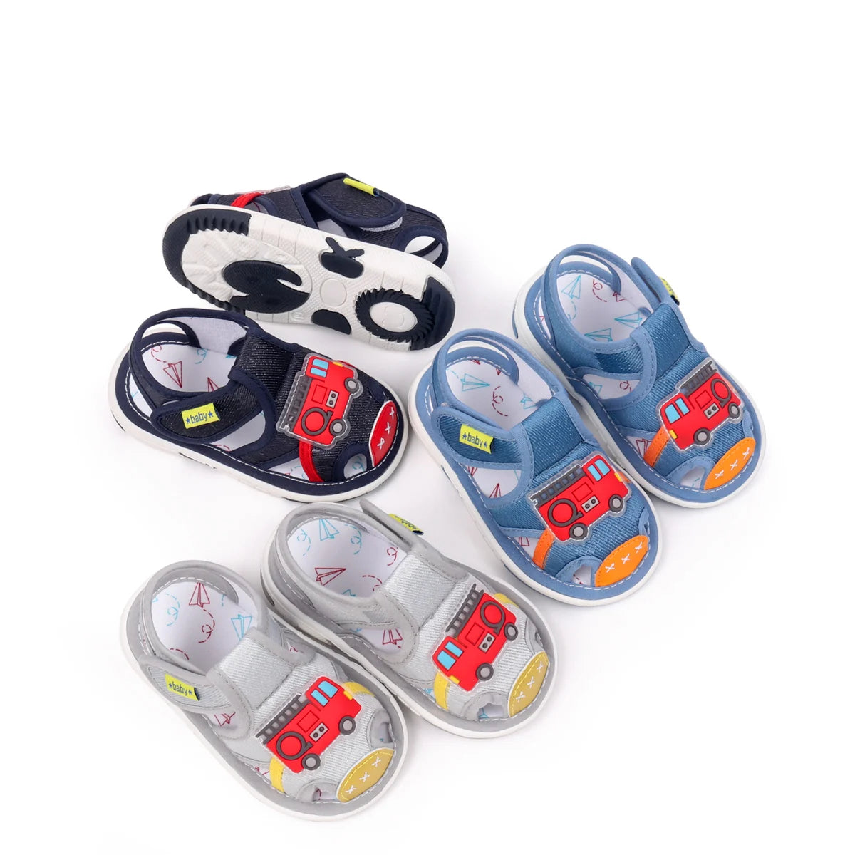 Chaussures d'été grinçantes pour bébés filles et garçons, chaussures de marche d'intérieur et d'extérieur de haute qualité avec TPR, tendance 2025