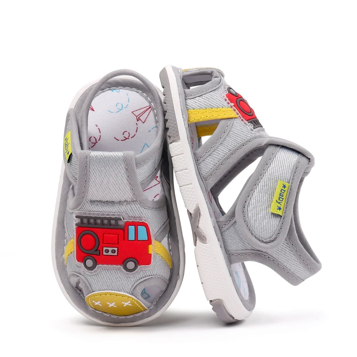 Chaussures d'été grinçantes pour bébés filles et garçons, chaussures de marche d'intérieur et d'extérieur de haute qualité avec TPR, tendance 2025