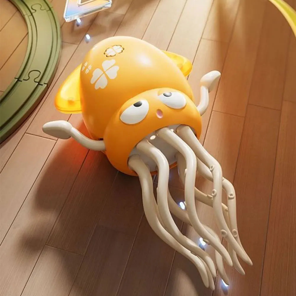 Pieuvre électronique dansante avec musique et lumière, jouet éducatif interactif et mobile, idéal comme cadeau pour enfant