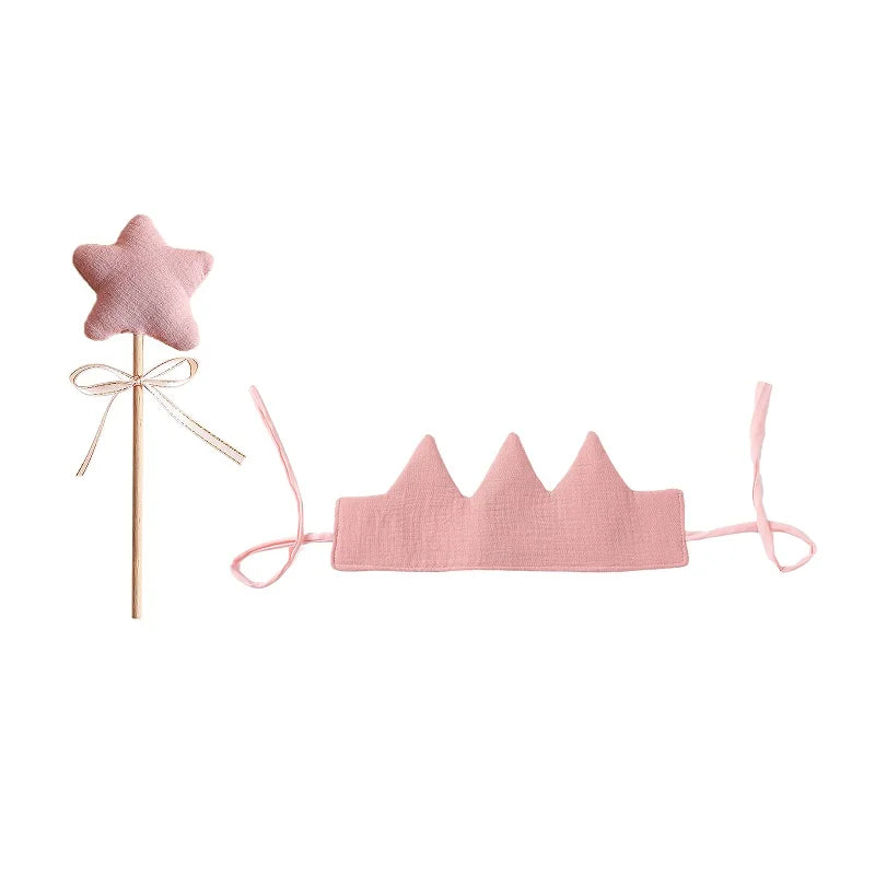 1PC Baby Wooden Star Magic Wand Rattle Play Gym Teether Toy Newborn Birthday Party Photography Prop Montessori Toys For Kid Gift