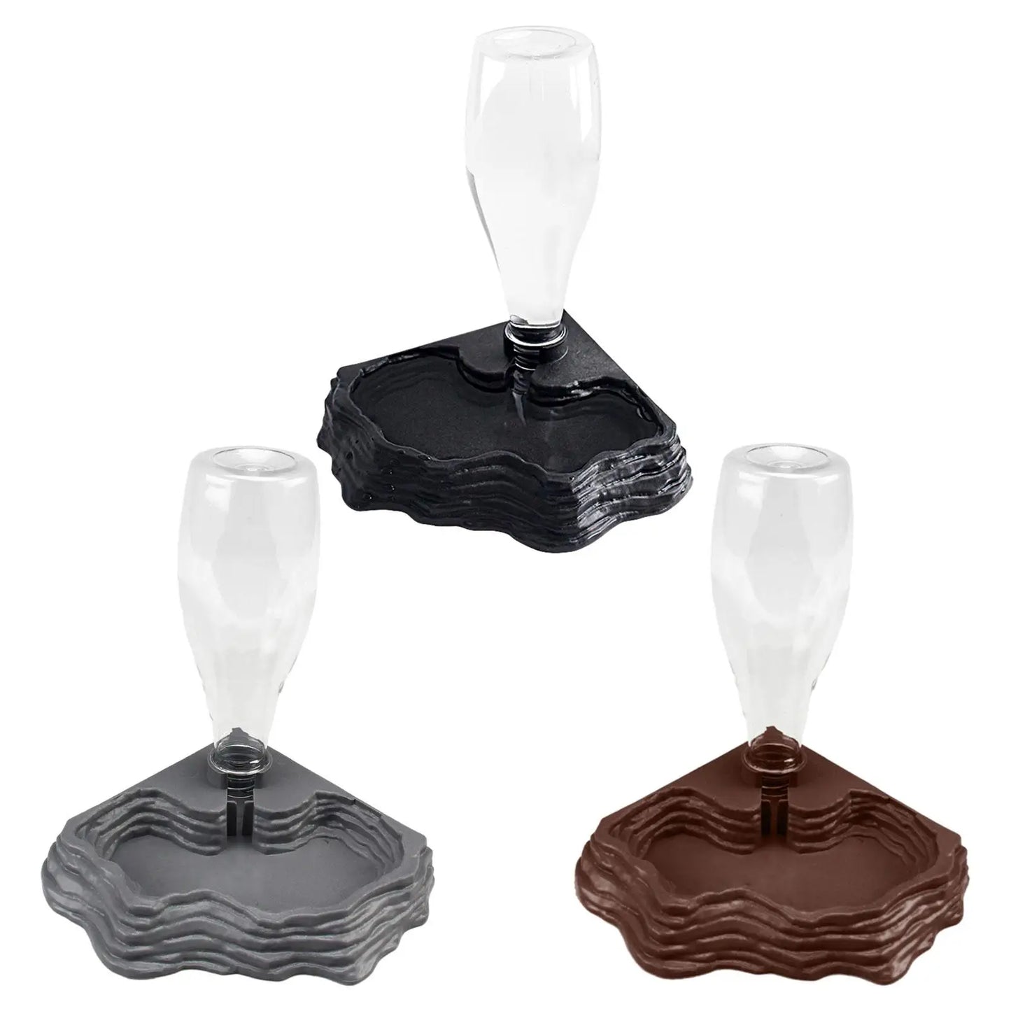 Distributeur d'eau automatique pour reptiles, accessoires pour réservoir, capacité de 400 ml, bol d'arrosage pour terrarium, pour lézards, geckos et dragons barbus