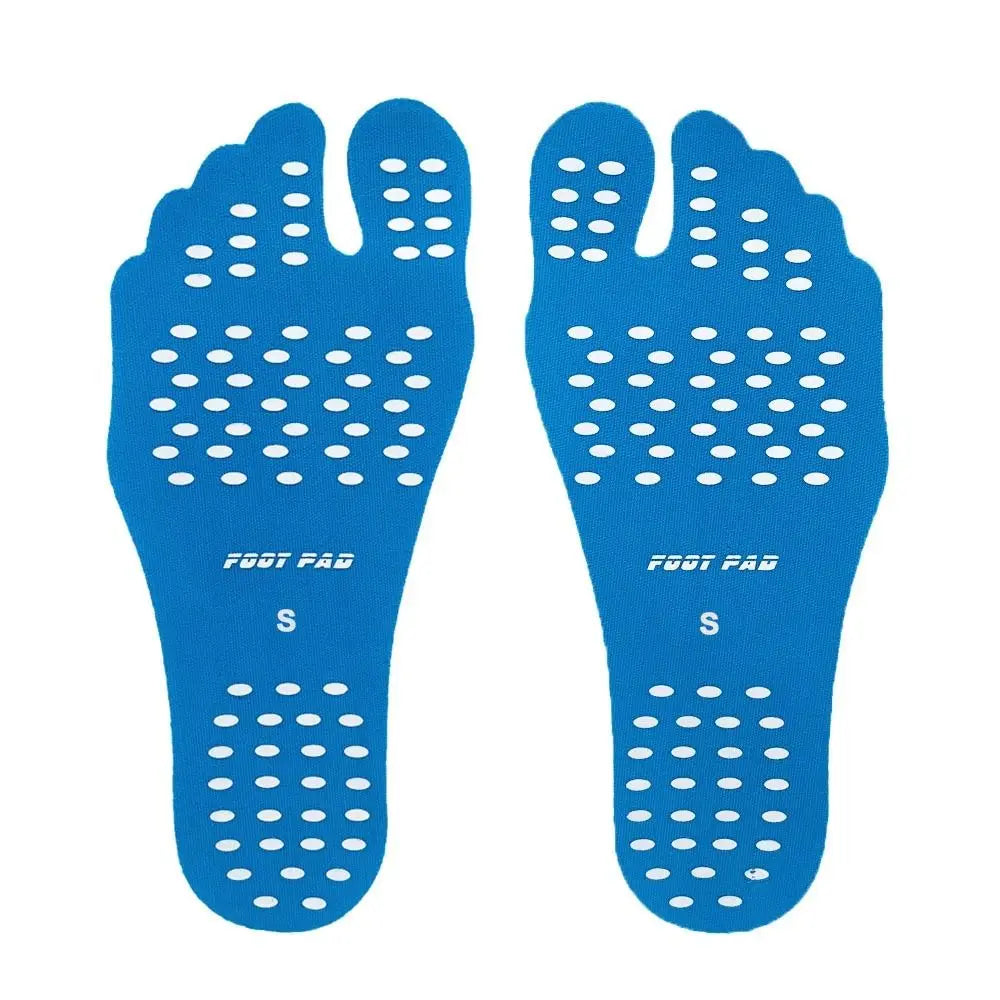 Semelles adhésives antidérapantes en gel de silice pour chaussures de plage, coussinets antidérapants, autocollants pour pieds nus, bord de mer