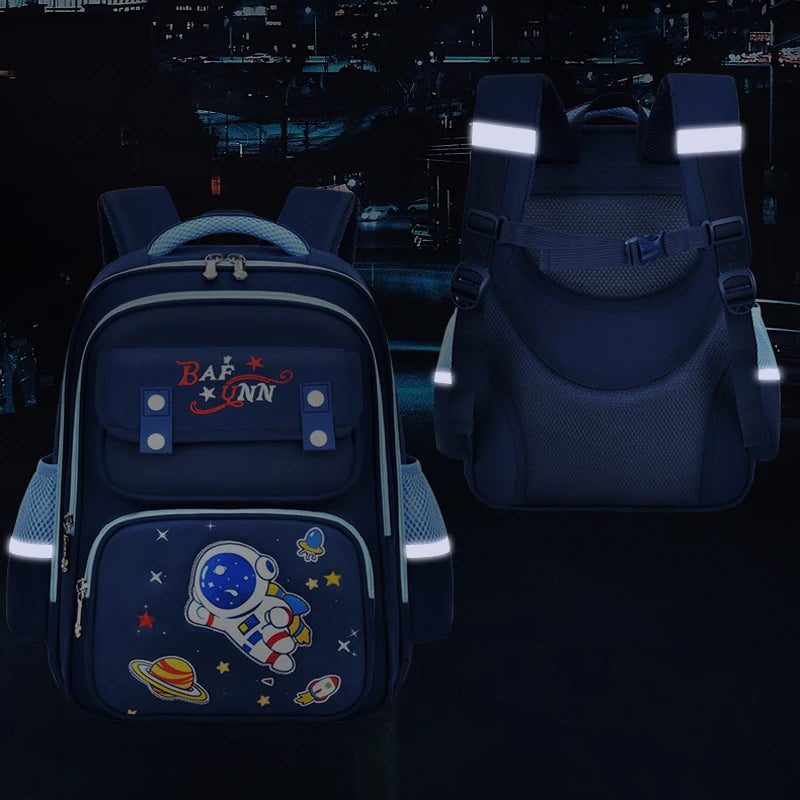 Kids Backpack for Boys Girls Astronaut Primary School Bag Ergonomic Kindergarten Children BooKbag
