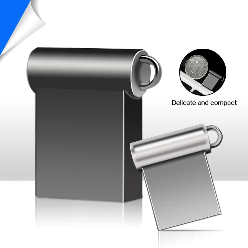 Mini clé USB haute vitesse en aluminium pour voiture, transmission rapide et stable, pour ordinateur portable