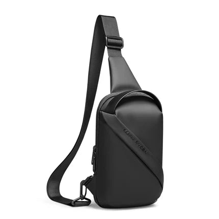 Mark Ryden Sac à bandoulière Oxford pour homme, 7,9 pouces, sacoche de poitrine pour homme, sacoche à bandoulière pour motard, noir, nouvelle collection tendance