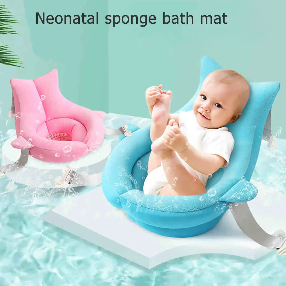 Coussin de bain pour nouveau-né, antidérapant, flottant, portable, pour bébés de moins de 10 kg