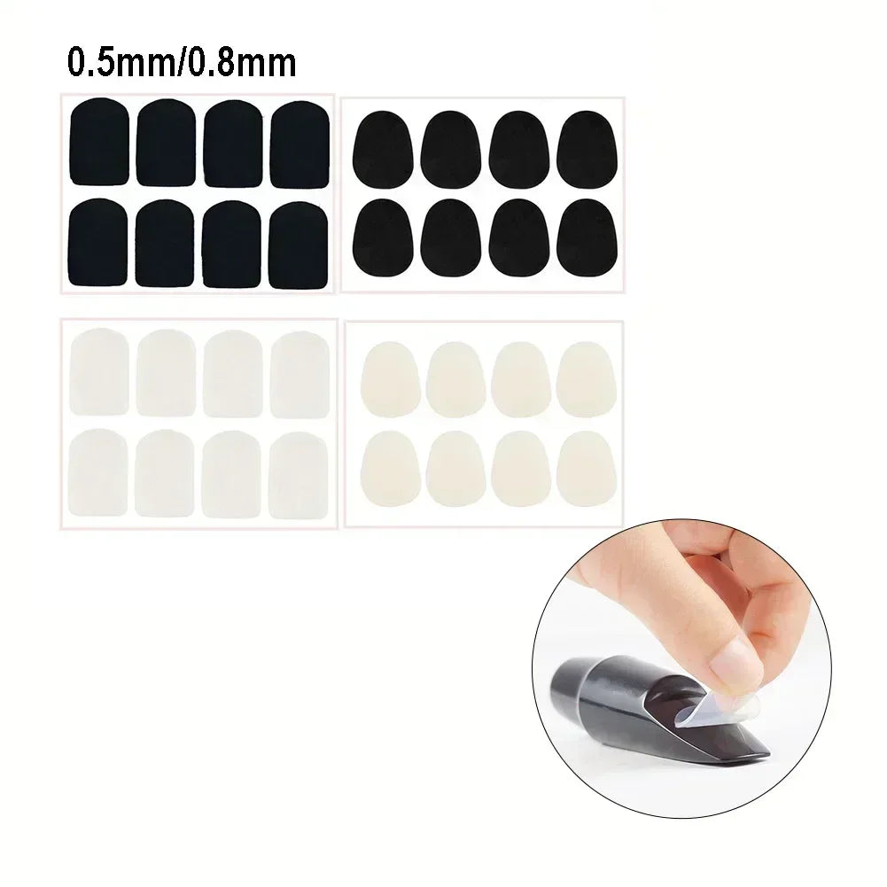 Coussinets d'embouchure pratiques et de qualité, en silicone, pour saxophone, clarinette, 0,5 mm/0,8 mm