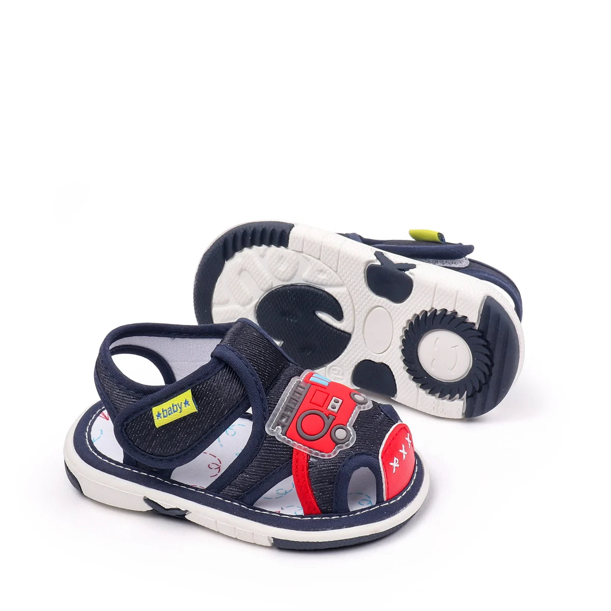 Chaussures d'été grinçantes pour bébés filles et garçons, chaussures de marche d'intérieur et d'extérieur de haute qualité avec TPR, tendance 2025