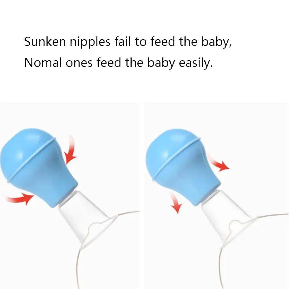 Nipple Aspirator Puller Retraction Pump Sucker Teat Portable Massager Silicone Care Nipple Orthotics Corrector Women Health L3L5