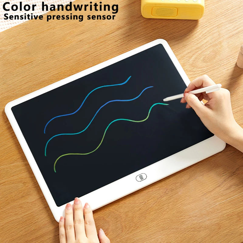 Tablette à dessin LCD 16 pouces, outils d'écriture et de peinture pour enfants, jouets éducatifs pour filles et garçons de 3, 4, 5, 6 et 7 ans