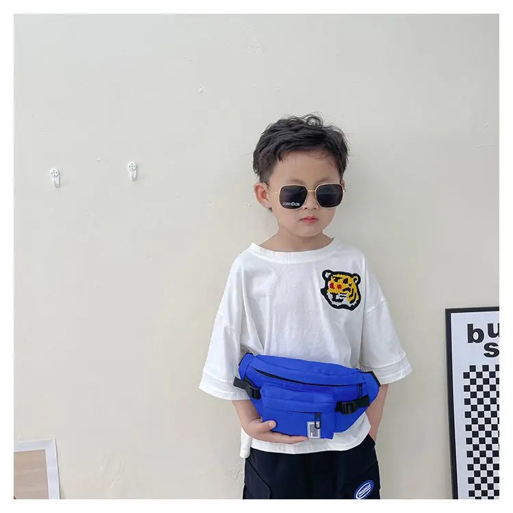 Casual Design Children's Chest Bag Handsome Boys Small Shoulder Messenger Bags Baby Kids Purse Handbags Cool Girls Fanny Pack