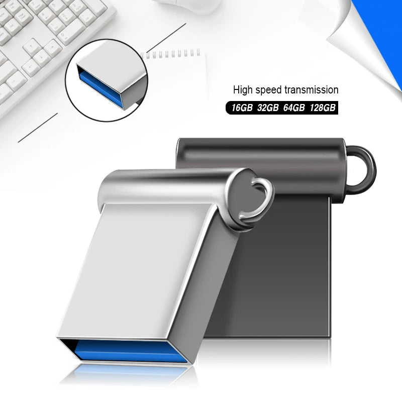 Mini clé USB haute vitesse en aluminium pour voiture, transmission rapide et stable, pour ordinateur portable