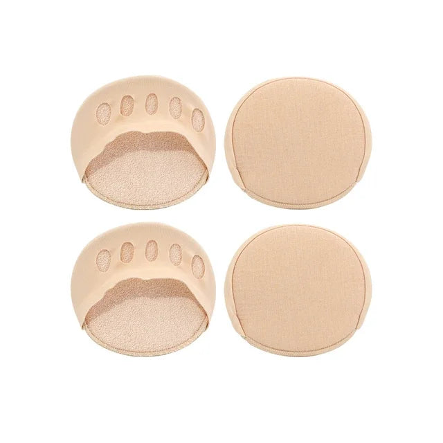2/4pcs Five Toes Forefoot Pads for Women High Heels Half Insoles Invisible Foot Pain Care Absorbs Shock Socks Toe Pad Inserts