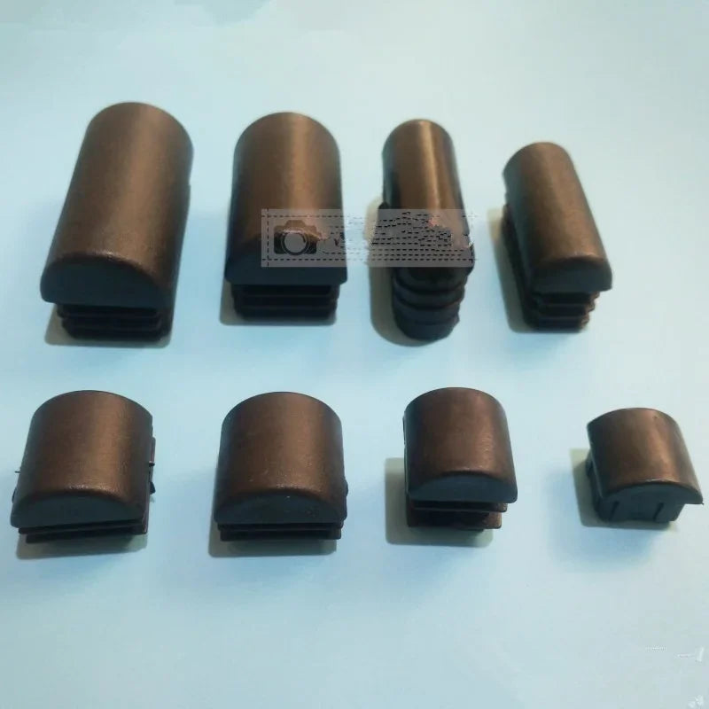 Lot de 4 embouts carrés en plastique pour tubes et tuyaux, bouchons pour pieds de table, chaises, meubles, protection de pieds de nivellement