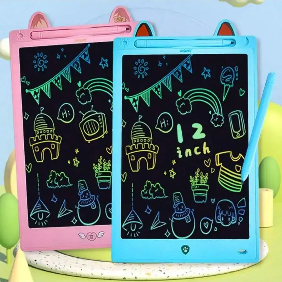 Tablette graphique LCD 8,5/10/12/16 pouces, tableau de dessin animé, jouets, cadeaux pour filles et garçons de 3 à 12 ans, bloc-notes pour enfants